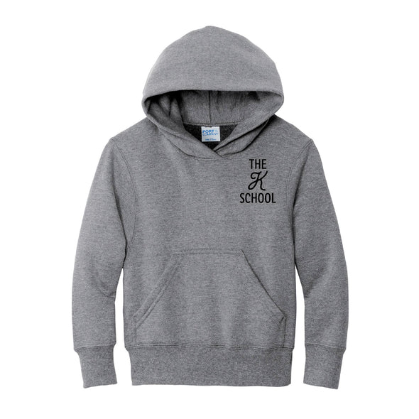 Millburn Co-Op - Classic Pullover Hoodie K School -  Adult / Youth -- Sport Grey