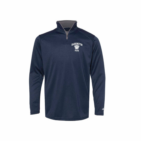 Bulldogs Basketball - Performance 1/4 Zip Pullover - Navy