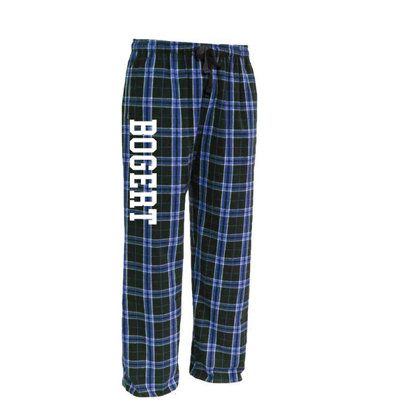 Bogert - Flannel Pants - Navy/Columbia Blue