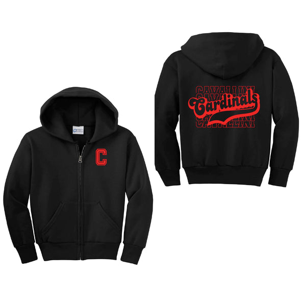 Cavallini - Classic Zip Hoodie - Black