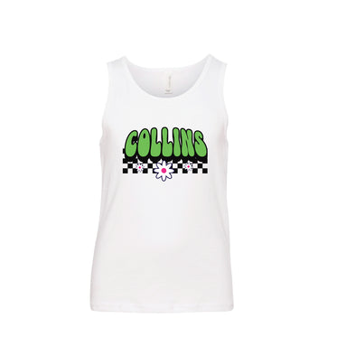 Collins - Bella Jersey Tank - White