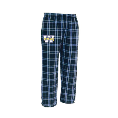 GW - Flannel Pants - Navy/Columbia Blue