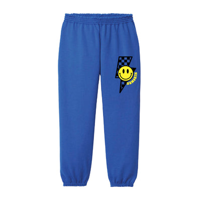 Haworth - Classic Sweatpant w/ 2 Color Graphic - Royal