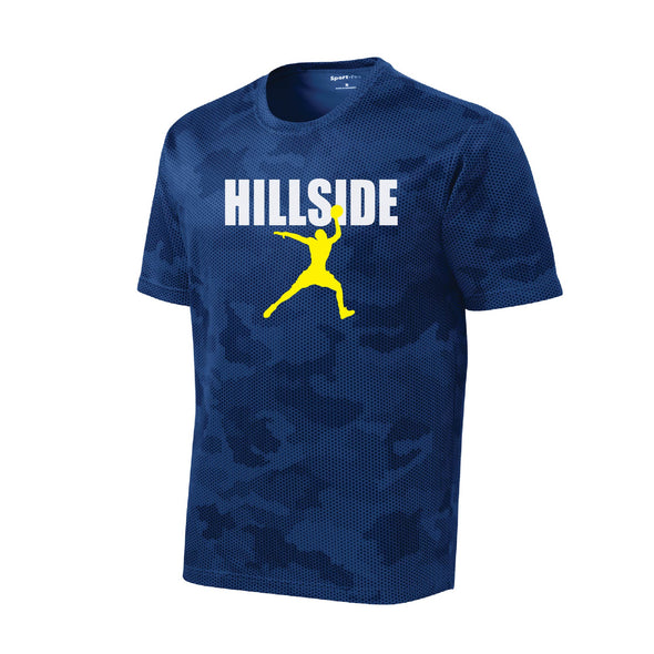 Hillside - Camo Hex Performance Shirt - Royal