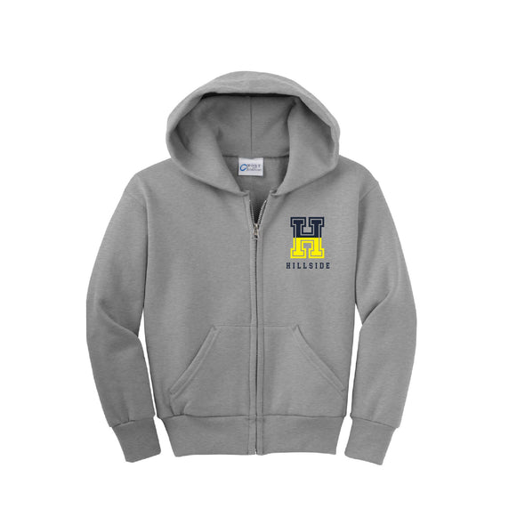 Hillside - Classic Zip Hoodie - Heather Grey