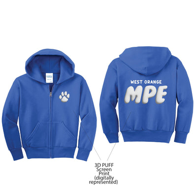 MPEWO - Classic Zip Hoodie - Royal