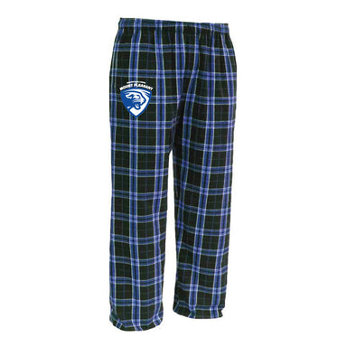 MPEWO - Flannel Pants - Navy/Columbia Blue