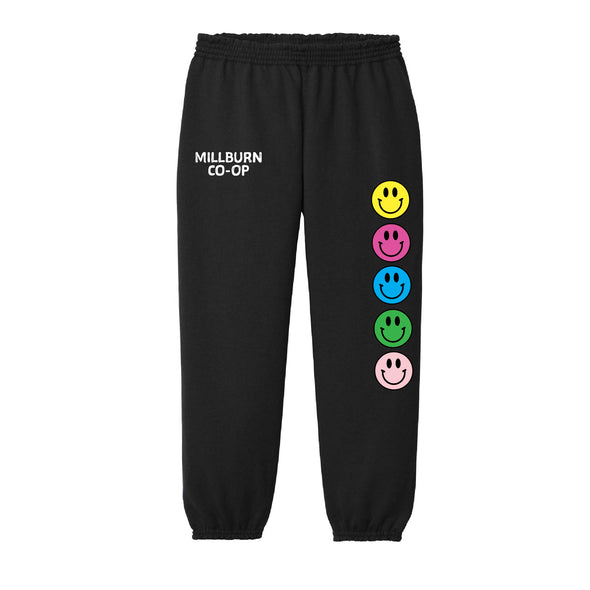 Millburn Co-Op - Classic Sweatpants - Adult / Youth -- Black