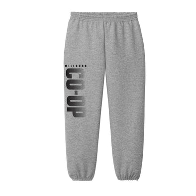 Millburn Co-Op - Classic Sweatpants -  Adult / Youth -- Sport Grey