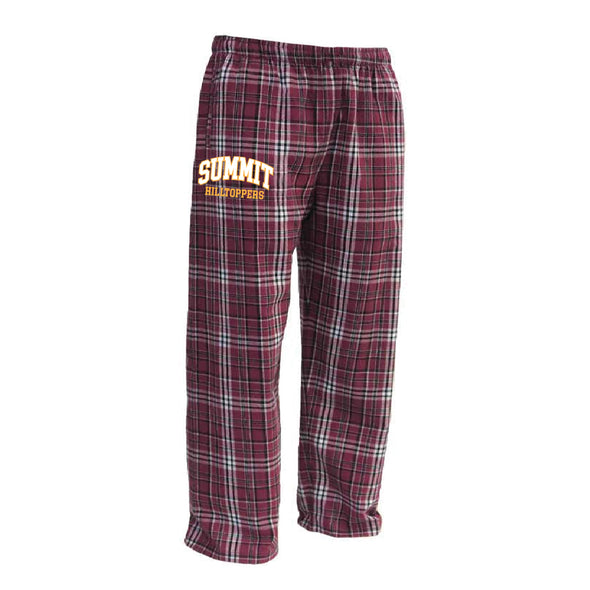 Washington Owls - SUMMIT Flannel Pants - Maroon/White