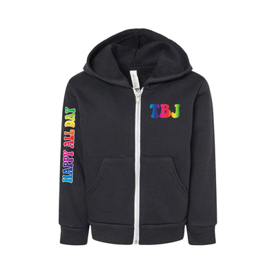 TBJ - Bella Spongesoft Full Zip Hoodie - Black