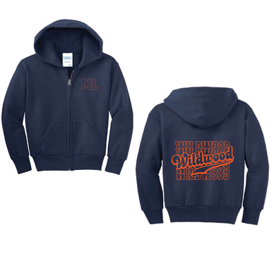 Wildwood - Classic Zip Hoodie - Navy